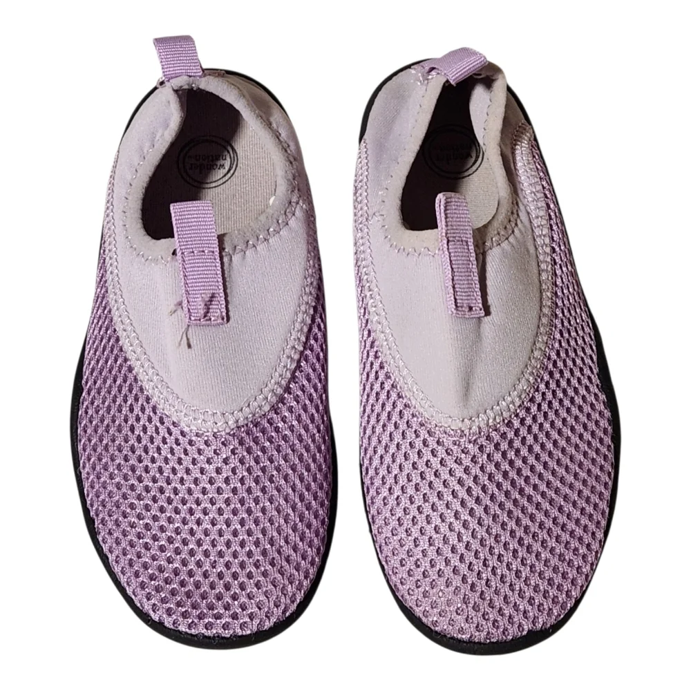 Wonder Nation Children’s Kids Girls Water Shoes Sz 11/12 Purple Mesh